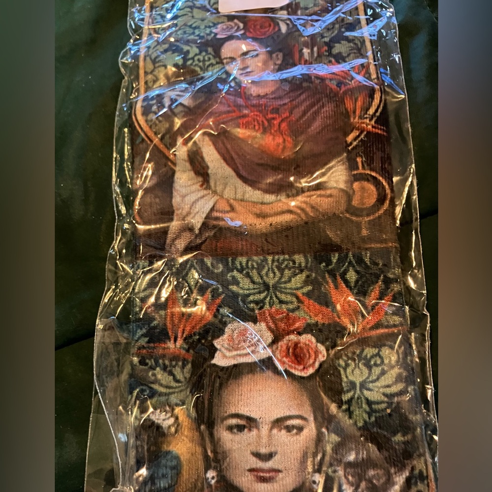 Good Luck Socks with Frida Kahlo Design